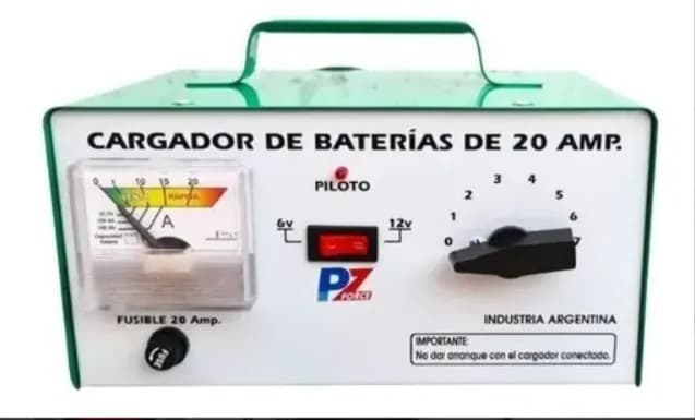 Cargador de Baterías 20AMP PZ FORCE